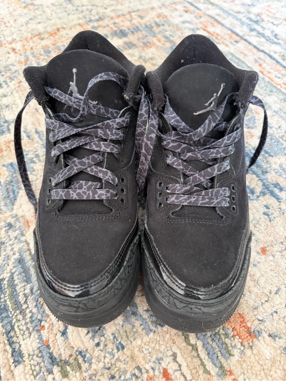 Nike Air Jordan 4 Retro Black Suede Sneakers